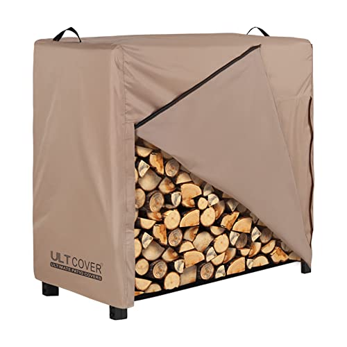 ULTCOVER Wasserdichte Kaminholzregal-Abdeckung, 1,2 m, robuste Holzscheite, Halterung für den Außenbereich ULTCOVER Wasserdichte Kaminholzregal-Abdeckung, 1,2 m, robuste Holzscheite, Halterung für den Außenbereich von ULTCOVER