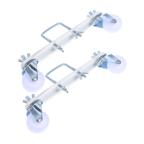 ULTECHNOVO 1 Paar Heizkörper Rollenhalter mit Leichtem Montagesystem Einsetzbar für Kompakte Bauweise für Platzsparende Nutzung Müheloses Bewegen von Heizkörpern von ULTECHNOVO