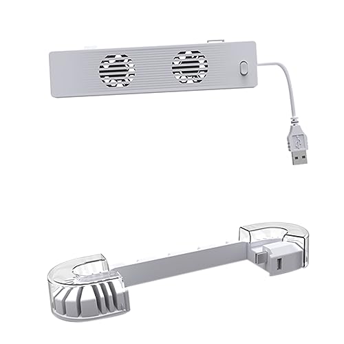 ULTECHNOVO 1 Satz Gamepad-Lüfter Tischladegerät Ladestation tragbares Ladegerät Konsolenluftkühler Ladegerät für Gamecontroller Gamecontroller-Ladegerät Abs Weiß von ULTECHNOVO