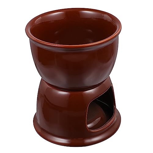 ULTECHNOVO 1 Satz Keramischer Schokoladenschmelzer für Fondue für Küche Gartenpartys und Teestunden Hitzebeständig und Stilvolles Design ULTECHNOVO 1 Satz Keramischer Schokoladenschmelzer für Fondue für Küche Gartenpartys und Teestunden Hitzebeständig und Stilvolles Design von ULTECHNOVO