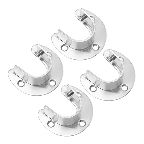 ULTECHNOVO Kleiderstangenfassung Aus Edelstahl Mit Befestigungshaltern Für Schrankstangen Inklusive Schrauben Langlebig Und Rostfrei ULTECHNOVO Kleiderstangenfassung Aus Edelstahl Mit Befestigungshaltern Für Schrankstangen Inklusive Schrauben Langlebig Und Rostfrei von ULTECHNOVO