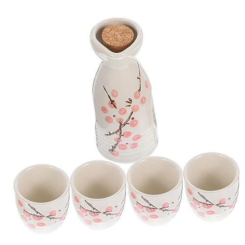 ULTECHNOVO Japanisches Sake Sake-bechern Und Kanne Im Japanischen Stil Filigrane Lagerung Container Für Teehäuser Restaurants Und Zuhause ULTECHNOVO Japanisches Sake Sake-bechern Und Kanne Im Japanischen Stil Filigrane Lagerung Container Für Teehäuser Restaurants Und Zuhause von ULTECHNOVO