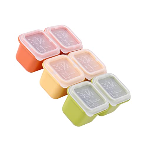 ULTECHNOVO 1 Satz Teiliges Stapelbare Eiswürfelformen Mit Deckel Bunte Eiswürfelformen Für Erfrischende Getränke Für Partys Und Heiße Sommertage 6 Stück ULTECHNOVO 1 Satz Teiliges Stapelbare Eiswürfelformen Mit Deckel Bunte Eiswürfelformen Für Erfrischende Getränke Für Partys Und Heiße Sommertage 6 Stück von ULTECHNOVO