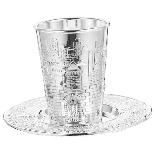 ULTECHNOVO 1 Set Weinglas Tablett Set Tasse Mit Deckel Kaffeekanne Metallbecher Teetasse Trinkbecher Aluminiumbecher Wiederverwendbare Tragbare Becher Tasse Shabbos Becher ULTECHNOVO 1 Set Weinglas Tablett Set Tasse Mit Deckel Kaffeekanne Metallbecher Teetasse Trinkbecher Aluminiumbecher Wiederverwendbare Tragbare Becher Tasse Shabbos Becher von ULTECHNOVO