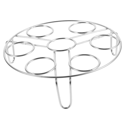 ULTECHNOVO Eier Dampfer Rack aus Hitzebeständiger Dampfgarer für Gedämpfte Eier Küchenhelfer für Topf im Topf Kochmethode Leicht zu Reinigen und Platzsparend für Hausgebrauch von ULTECHNOVO