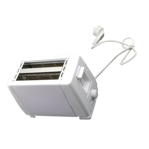 ULTECHNOVO 1 Stück Sandwich Maker Toaster Haushaltsgerät Vollautomatische Brotmaschine Weiß mit Temperaturstufen für Zwei Toastscheiben Gleichzeitig von ULTECHNOVO