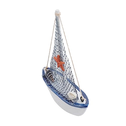 ULTECHNOVO Elegantes Mediterranes Boot- Aus Holz Segelboot-Handwerk Für Das Wohnzimmer von ULTECHNOVO