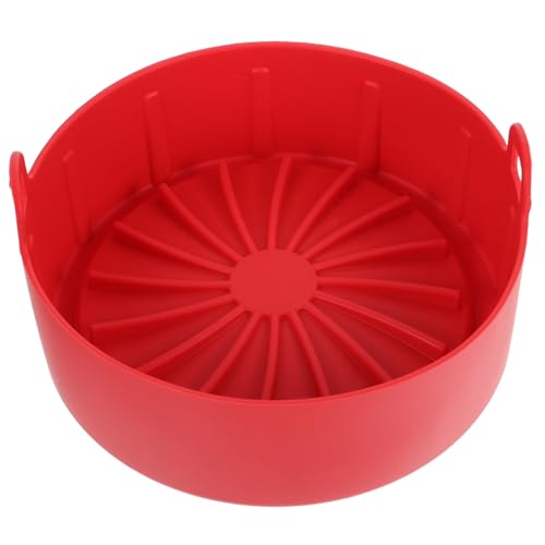 ULTECHNOVO Silikon Backform für Heißluftfritteuse 16cm Hitzebeständig Wiederverwendbar Spülmaschinenfest Kreatives Backwerkzeug von ULTECHNOVO