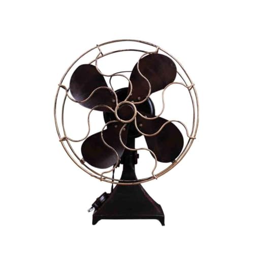 ULTECHNOVO 1 Stück Vintage Tischventilator Modell aus Handgefertigte Deko für Schlafzimmer Wohnzimmer Büro Rustikaler Standventilator als Fotorequisite für Heimdekoration ULTECHNOVO 1 Stück Vintage Tischventilator Modell aus Handgefertigte Deko für Schlafzimmer Wohnzimmer Büro Rustikaler Standventilator als Fotorequisite für Heimdekoration von ULTECHNOVO