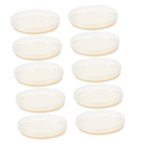 ULTECHNOVO 10 Stück Lb Agarplatten Vorgegossene Nährboden-petrischalen Mikrobiologie Experimentbedarf Für Schüler Wissenschaftliche Versuche von ULTECHNOVO