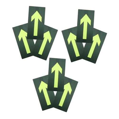 ULTECHNOVO 10 Stück Leuchtende Pfeilmarkierungen für Wegbeschilderung Selbstklebende Reflektoren für Camping Outdoor Navigation Fluoreszierende Richtungshinweise für Sicheres Trails ULTECHNOVO 10 Stück Leuchtende Pfeilmarkierungen für Wegbeschilderung Selbstklebende Reflektoren für Camping Outdoor Navigation Fluoreszierende Richtungshinweise für Sicheres Trails von ULTECHNOVO