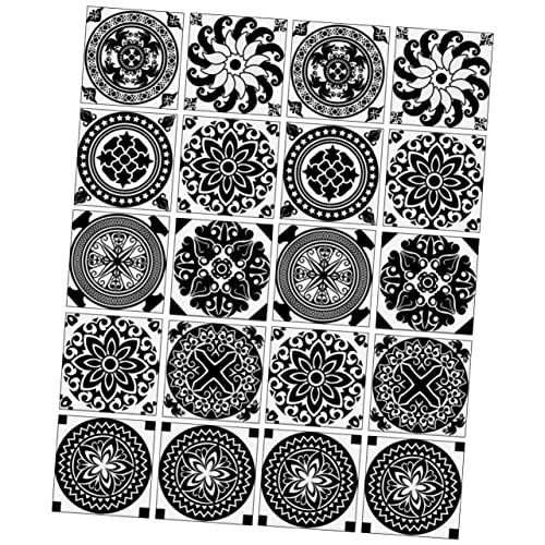 ULTECHNOVO 10 Stück Selbstklebende Fliesenaufkleber PVC für Küche und Bad Dekorative Wandfliesenaufkleber im Vintage Design ULTECHNOVO 10 Stück Selbstklebende Fliesenaufkleber PVC für Küche und Bad Dekorative Wandfliesenaufkleber im Vintage Design von ULTECHNOVO