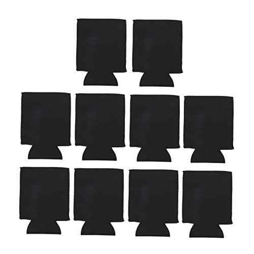 ULTECHNOVO 10 Stück Teiliges Faltbare Dosenhüllen aus Neopren Schwarze Bierflaschen Isolierhüllen mit Kälteschutz Leicht Kompakt für Outdoor Camping Partys und Reisen ULTECHNOVO 10 Stück Teiliges Faltbare Dosenhüllen aus Neopren Schwarze Bierflaschen Isolierhüllen mit Kälteschutz Leicht Kompakt für Outdoor Camping Partys und Reisen von ULTECHNOVO
