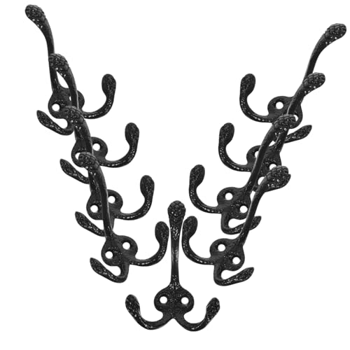 ULTECHNOVO 10 Stück Teiliges Metall Wandhaken aus Robustem mit Schrauben Rostfrei Dekorativ und Multifunktional für Garderobe Handtücher Taschen und Küchenutensilien Einfache Montage ULTECHNOVO 10 Stück Teiliges Metall Wandhaken aus Robustem mit Schrauben Rostfrei Dekorativ und Multifunktional für Garderobe Handtücher Taschen und Küchenutensilien Einfache Montage von ULTECHNOVO