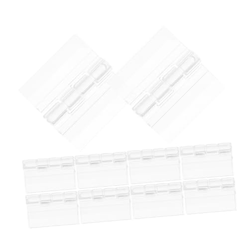ULTECHNOVO 10 Stück Teiliges Transparente Acrylscharniere für Möbel Stabile Verbindung für Schranktüren und Tische Langlebige und Praktische Scharniere für Verschiedene Möbelstile ULTECHNOVO 10 Stück Teiliges Transparente Acrylscharniere für Möbel Stabile Verbindung für Schranktüren und Tische Langlebige und Praktische Scharniere für Verschiedene Möbelstile von ULTECHNOVO