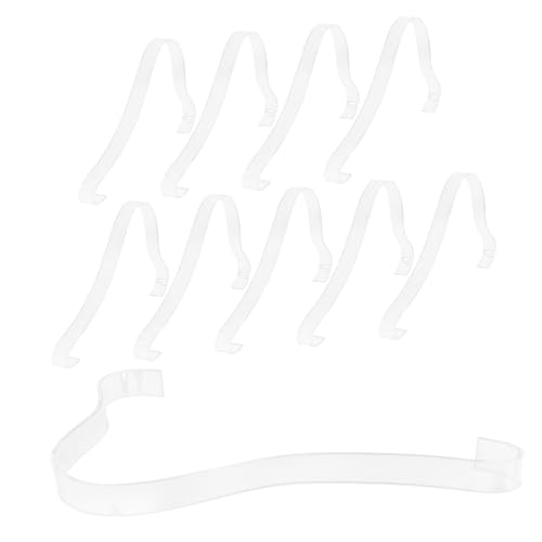 ULTECHNOVO 10 Stück Teiliges Transparentes High Heels Schuhdisplay Regal Schuhhalter für Zuhause Leicht Pflegeleicht Vielseitig Einsetzbar für Schrank Einzelhandel und Präsentation von ULTECHNOVO