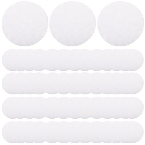 ULTECHNOVO 100 Stk qualitatives Filterpapier cm Filterpapier Weißes Filterpapier rundfilter 80mm Rollfilter Kaffeefilter Sieb Scheiben Filterpapier konzentrieren CD Brinell von ULTECHNOVO