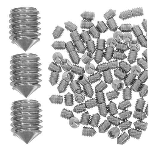 ULTECHNOVO 100 Stück Edelstahl Schraubenset Handtuchhalter Befestigungsschrauben für Badezimmer Handtuchstangen Reparatur Ersatzteile Kompatibel mit Fliesen und Lackierten Wänden von ULTECHNOVO