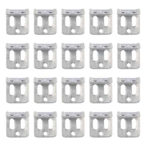 ULTECHNOVO 100 Stück Möbel Reparatur Clips für Sofas Federklammern aus Stahl Universelles 5-Loch Design Ersatzkit für Polstermöbel für Couch Reparatur von ULTECHNOVO