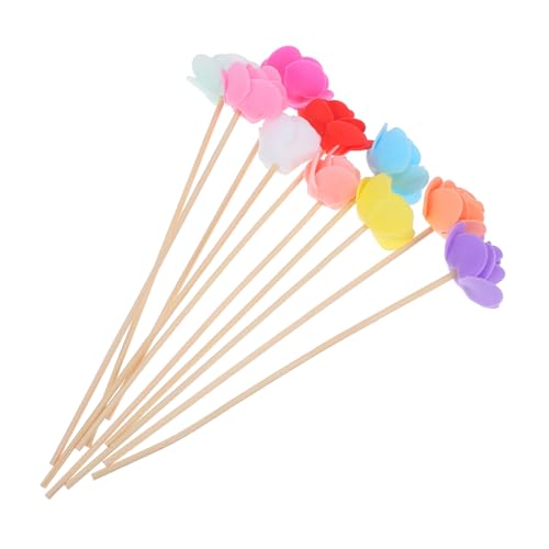 ULTECHNOVO 10stücke Holz Diffusorstäbchen Für Ätherische Öle Aroma-diffusorstäbchen Einsteckstäbchen Für Aromaflaschen Aromastäbe Aromazubehör Blumendiffusor Fürs Büro Ersatz von ULTECHNOVO