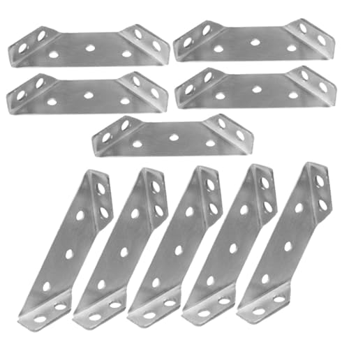 ULTECHNOVO 10Stücke Teiliges Trapezwinkelhalterungen für Möbel Verstellbare Eckscheiben zur Stabilen Befestigung an Wänden Trockenbau für DIY Projekte ULTECHNOVO 10Stücke Teiliges Trapezwinkelhalterungen für Möbel Verstellbare Eckscheiben zur Stabilen Befestigung an Wänden Trockenbau für DIY Projekte von ULTECHNOVO