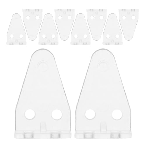 ULTECHNOVO 10stücke Transparente Jalousien Tretlager Kunststoff Tür Jalousien Tretlager Halten Clips von ULTECHNOVO