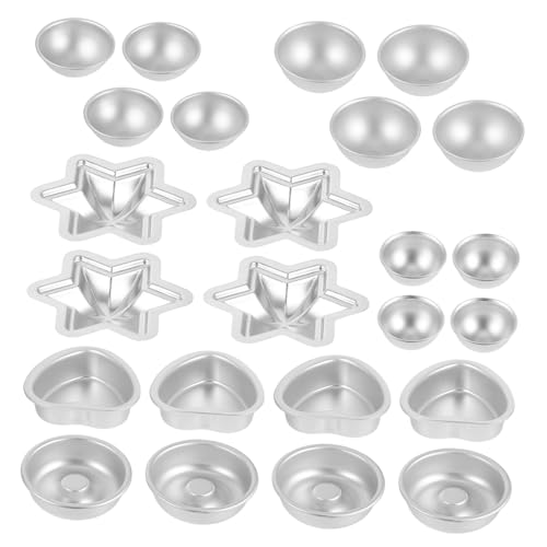 ULTECHNOVO 12 Stück Kuchenform Eisformen Halbkugelpfanne Aus Aluminium Formen Zur Kerzenherstellung Halbkugel-badeform Kerzenformen Form in Form Eines Halbkreises Aluminiumlegierung Silber ULTECHNOVO 12 Stück Kuchenform Eisformen Halbkugelpfanne Aus Aluminium Formen Zur Kerzenherstellung Halbkugel-badeform Kerzenformen Form in Form Eines Halbkreises Aluminiumlegierung Silber von ULTECHNOVO