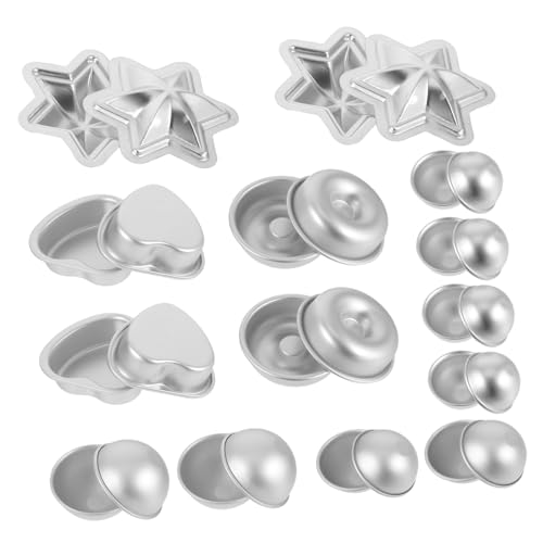 ULTECHNOVO 12 Stück Kuchenform Handgefertigte Seifenformen Diy -seifenform Seifenform Basteln Hochzeitstorte Halbrunde Backform Handwerk Formen Backzubehör Eisformen Aluminiumlegierung Silber ULTECHNOVO 12 Stück Kuchenform Handgefertigte Seifenformen Diy -seifenform Seifenform Basteln Hochzeitstorte Halbrunde Backform Handwerk Formen Backzubehör Eisformen Aluminiumlegierung Silber von ULTECHNOVO