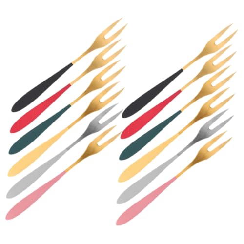 ULTECHNOVO 12 Stück Teiliges Edelstahl Mini-gabeln für Dessert und Obst Vielseitig für Kuchen Salat und Vorspeisen Langlebig Stilvoll Geeignet für Zuhause Party und Restaurant ULTECHNOVO 12 Stück Teiliges Edelstahl Mini-gabeln für Dessert und Obst Vielseitig für Kuchen Salat und Vorspeisen Langlebig Stilvoll Geeignet für Zuhause Party und Restaurant von ULTECHNOVO