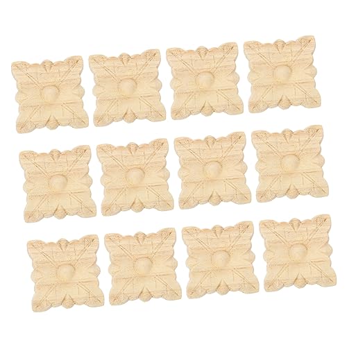 ULTECHNOVO 12 Stück Teiliges Holzapplikationen für Möbeldekoration Schnitzereien für Türen Betten und Tische aus Hochwertigem Holz Langlebig und Vielseitig Einsetzbar ULTECHNOVO 12 Stück Teiliges Holzapplikationen für Möbeldekoration Schnitzereien für Türen Betten und Tische aus Hochwertigem Holz Langlebig und Vielseitig Einsetzbar von ULTECHNOVO