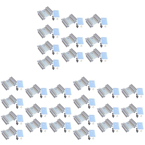 ULTECHNOVO 120 STK Kühlkörper Heizkörper Aus Aluminium Triode Kühler Kühlrippe Temperatur Fällt Heizstrahler Waschbecken Aluminium-heizkörper Kühlere Flosse Metall Modul Aluminiumprofil von ULTECHNOVO