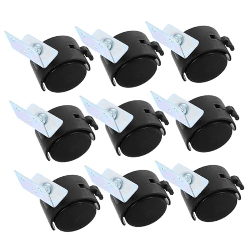 ULTECHNOVO 12stücke Förmige Möbelrollen Mit Bremse Ersatzräder Für Schwerlastige Einsatzbereiche Für Werkbänke Und Möbel Schützend Und Stabil Für Innen Und Außenbereich von ULTECHNOVO