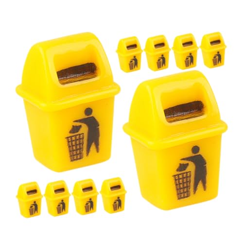 ULTECHNOVO 15 Stück Teiliges Mini Abfalleimer für Puppenhaus Niedlicher und Praktischer Müllbehälter für Miniatur Dekoration für Kreative Diy Projekte und Kinderzimmergestaltung von ULTECHNOVO