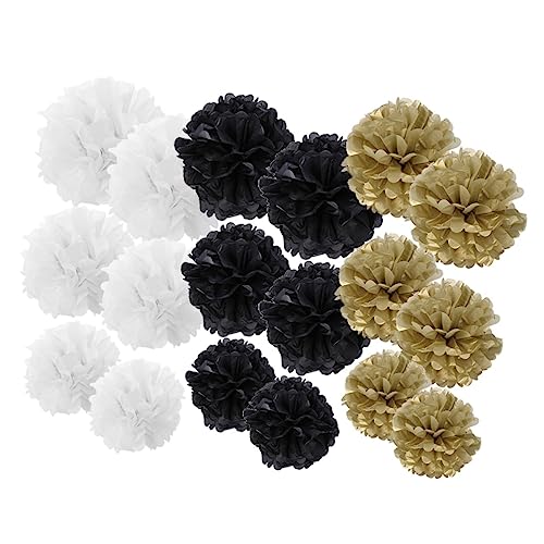 ULTECHNOVO 18stücke Seidenpapier-Pompons Papierlaternen Girlanden Seidenpapierblumen Für Party Hochzeit Dekoration Blumen Wand Baum Tisch Flur ULTECHNOVO 18stücke Seidenpapier-Pompons Papierlaternen Girlanden Seidenpapierblumen Für Party Hochzeit Dekoration Blumen Wand Baum Tisch Flur von ULTECHNOVO