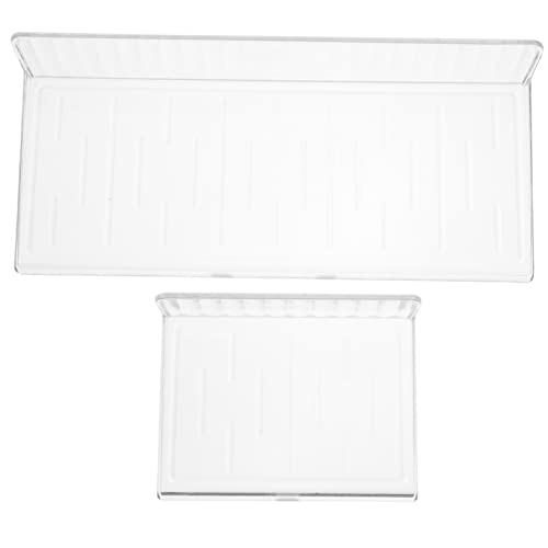ULTECHNOVO 1Satz Badezimmer Regale Teiliges Wandregal ohne Bohren Schwimmende Ablage für Duschzubehör Transparente Wandhalter für Bad und Hochwertige Langlebige Konstruktion von ULTECHNOVO