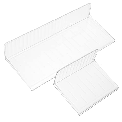 ULTECHNOVO 1Satz Badezimmer Schwimmende Regale Teiliges Transparentes Wandregal ohne Bohren für Bad und Schlafzimmer und Langlebig Einfache Montage für Kosmetik von ULTECHNOVO