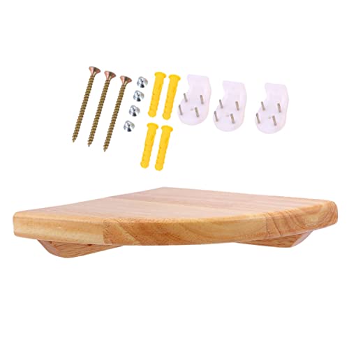 ULTECHNOVO 1Satz Wandregal aus Naturholz Eckregal für Badezimmer und Schwimmendes Bücherregal Exquisites Design Robust für Wohnräume ULTECHNOVO 1Satz Wandregal aus Naturholz Eckregal für Badezimmer und Schwimmendes Bücherregal Exquisites Design Robust für Wohnräume von ULTECHNOVO