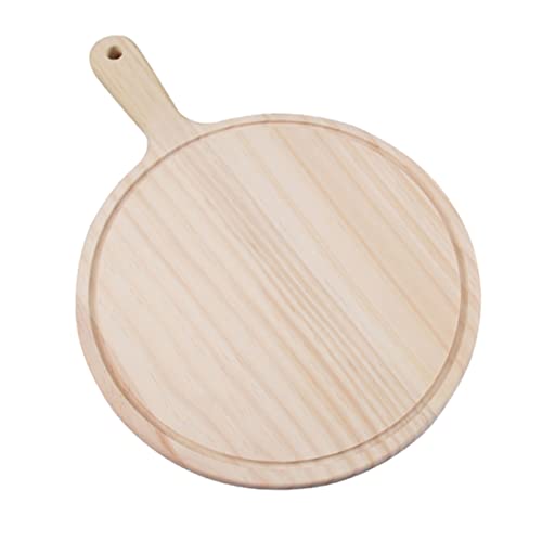 ULTECHNOVO 1Stück Holz Pizza Tablett Multifunktionales Steak und Sushi Serviertablett Natürliche Holzplatte für Essbereich ULTECHNOVO 1Stück Holz Pizza Tablett Multifunktionales Steak und Sushi Serviertablett Natürliche Holzplatte für Essbereich von ULTECHNOVO