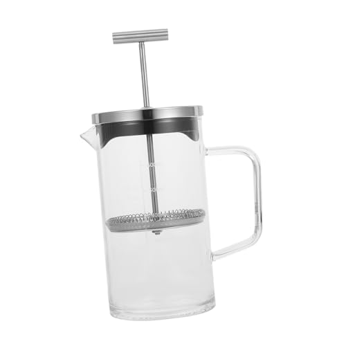 ULTECHNOVO 1Stück Kaffeekanne mit Manuelle Kaffeepresse mit Filterstruktur für Vollmundigen Geschmack zu Bedienen für Zuhause oder ULTECHNOVO 1Stück Kaffeekanne mit Manuelle Kaffeepresse mit Filterstruktur für Vollmundigen Geschmack zu Bedienen für Zuhause oder von ULTECHNOVO