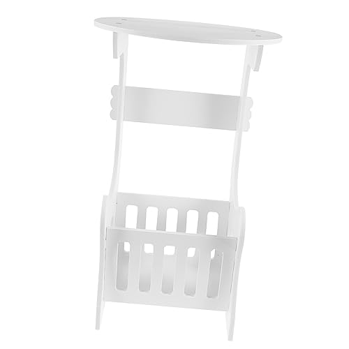 ULTECHNOVO 1Stück Kleiner Runder Teetisch Eleganter Mini Beistelltisch für Schlafzimmer und Wohnzimmer Umweltfreundliches Design zu Installieren Multifunktionale Tischlösung von ULTECHNOVO