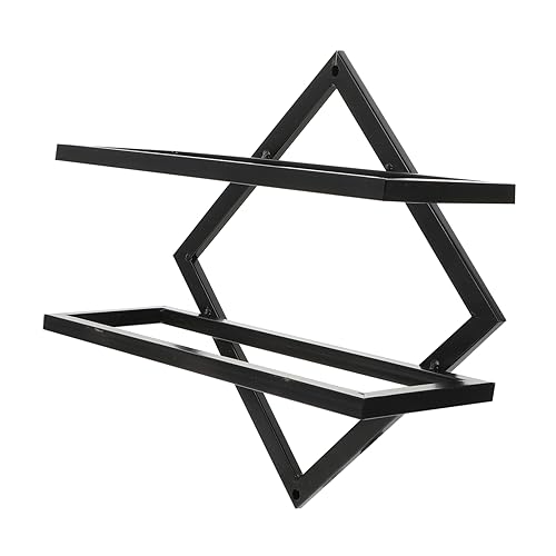 ULTECHNOVO Wand Weinregal Aus Metall Hängendes Flaschenregal Rostfreies Design Für Rotweinflaschen Kreatives Getränkehalter Regal Für Bar Und Zuhause von ULTECHNOVO