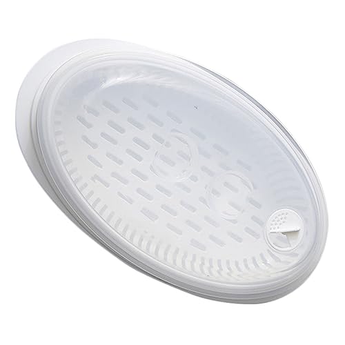 ULTECHNOVO 1Stück PP Fischdampfer mit Deckel Mikrowellengeeignet Lebensmittelechtes Material für Gedämpften Fisch Brötchen und für Zuhause von ULTECHNOVO