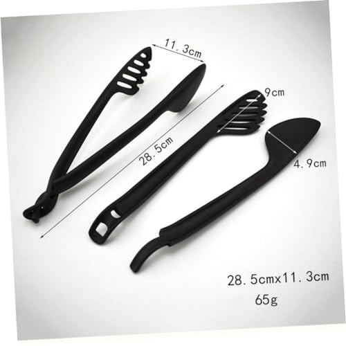 ULTECHNOVO 2 STÜCK Lebensmittelechte Nylon Küchenzangen Hitzebeständig Rutschfest mit Praktischem Verriegelungsring zum Grillen Kochen Buffet und Salat Servieren Schwarz ULTECHNOVO 2 STÜCK Lebensmittelechte Nylon Küchenzangen Hitzebeständig Rutschfest mit Praktischem Verriegelungsring zum Grillen Kochen Buffet und Salat Servieren Schwarz von ULTECHNOVO