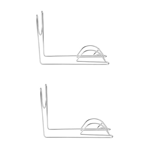 ULTECHNOVO 2 Stück Ausstellungsstand Schuhschrank Schuhständer Anzeige groß Shoe Display Schuhspanner Organizer für Lange Stiefel Langes Stiefel-Ausstellungsregal Rostfreier Stahl Silver von ULTECHNOVO