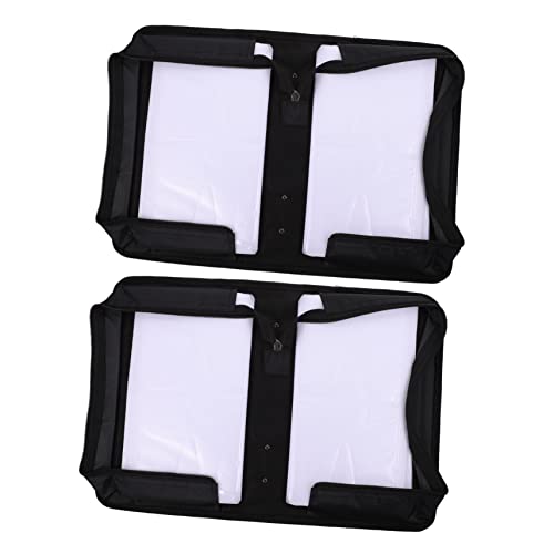 ULTECHNOVO 2 Stück CD Aufbewahrungstasche Fächer PU Kunstleder Disc Organizer Staubdicht Kratzfest für DVDs Schwarz Handlich Langlebig ULTECHNOVO 2 Stück CD Aufbewahrungstasche Fächer PU Kunstleder Disc Organizer Staubdicht Kratzfest für DVDs Schwarz Handlich Langlebig von ULTECHNOVO