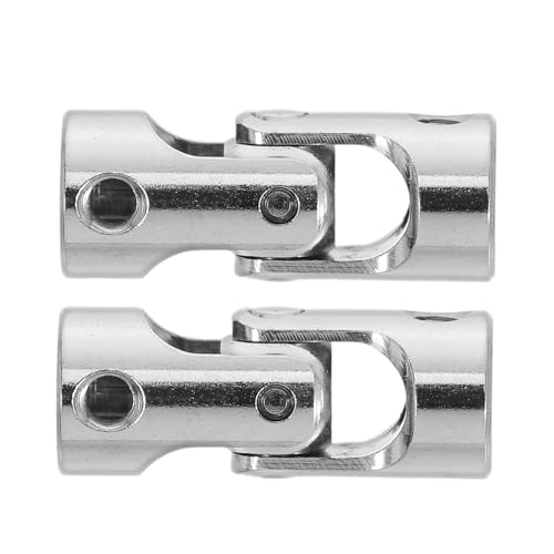ULTECHNOVO 2 Stück Edelstahl Wellenkupplung Präzise Drehbare Motoranschluss Gelenk für Modellautos und Schiffspropeller mit Schrauben ULTECHNOVO 2 Stück Edelstahl Wellenkupplung Präzise Drehbare Motoranschluss Gelenk für Modellautos und Schiffspropeller mit Schrauben von ULTECHNOVO