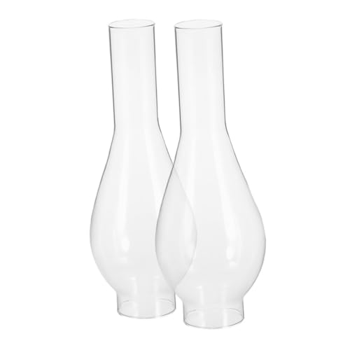 ULTECHNOVO 2 Stück Klare Öllampenschirme Vintage Kerosinlampen Glasabdeckung Einfach zu Installierendes Ersatzglas für Retro Öllampen für Wohnzimmer Esszimmer ULTECHNOVO 2 Stück Klare Öllampenschirme Vintage Kerosinlampen Glasabdeckung Einfach zu Installierendes Ersatzglas für Retro Öllampen für Wohnzimmer Esszimmer von ULTECHNOVO