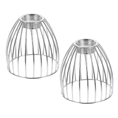 ULTECHNOVO 2 Stück Metall Lampenschirm Vogelkäfig Design Kunst Vintage Industriestil Pendelleuchte Lampenschirm mit Trommelform Fassung für Schlafzimmer und Esszimmer ULTECHNOVO 2 Stück Metall Lampenschirm Vogelkäfig Design Kunst Vintage Industriestil Pendelleuchte Lampenschirm mit Trommelform Fassung für Schlafzimmer und Esszimmer von ULTECHNOVO