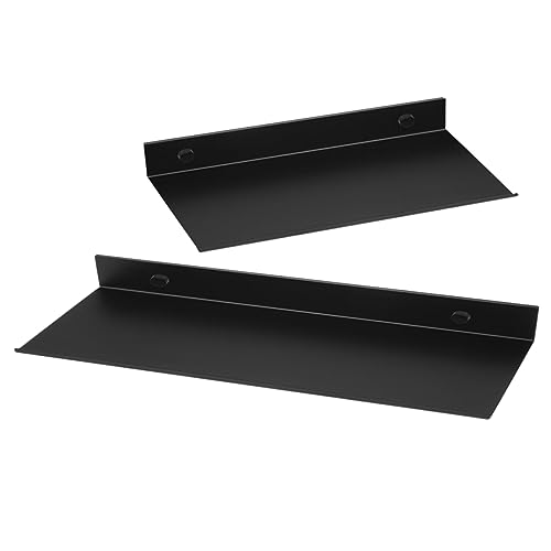 ULTECHNOVO 2 Stück Metallisches Wandregal Teilig Schwebendes Badezimmerregal zur Aufbewahrung Dekoration Rostfrei für Bad und Küche von ULTECHNOVO