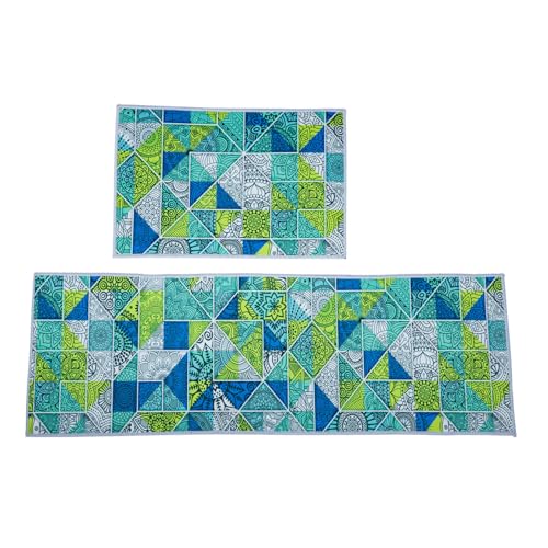 ULTECHNOVO 2 Stück Nordische Marokko Fußmatte Teiliges rutschfeste Türmatte für Eingangsbereich Druck Geometrisches Design Waschbar Pflegeleicht als Wohnaccessoire oder ULTECHNOVO 2 Stück Nordische Marokko Fußmatte Teiliges rutschfeste Türmatte für Eingangsbereich Druck Geometrisches Design Waschbar Pflegeleicht als Wohnaccessoire oder von ULTECHNOVO